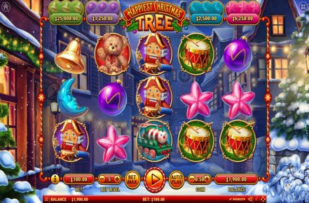 Happiest Christmas Tree Slot Logo