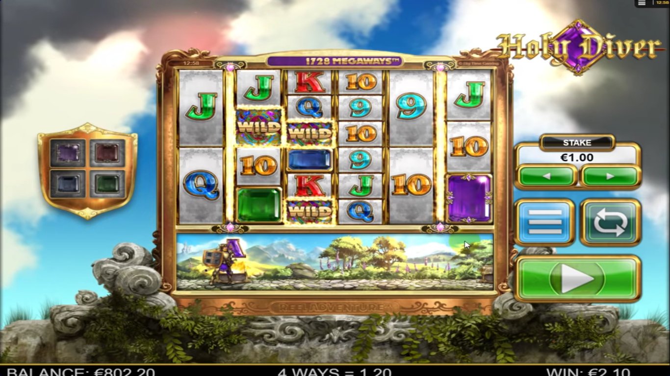 Holy Diver Megaways Slot Demo Image