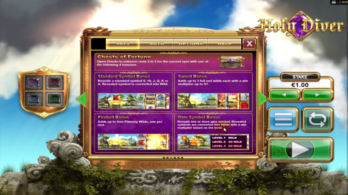 Holy Diver Megaways Slot Slot Image in Demo - pic. 3
