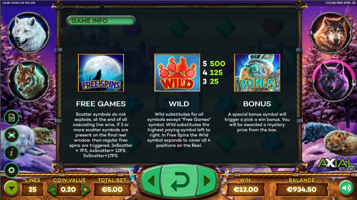 Howlin Wilds Slot Slot Image in Demo - pic. 3