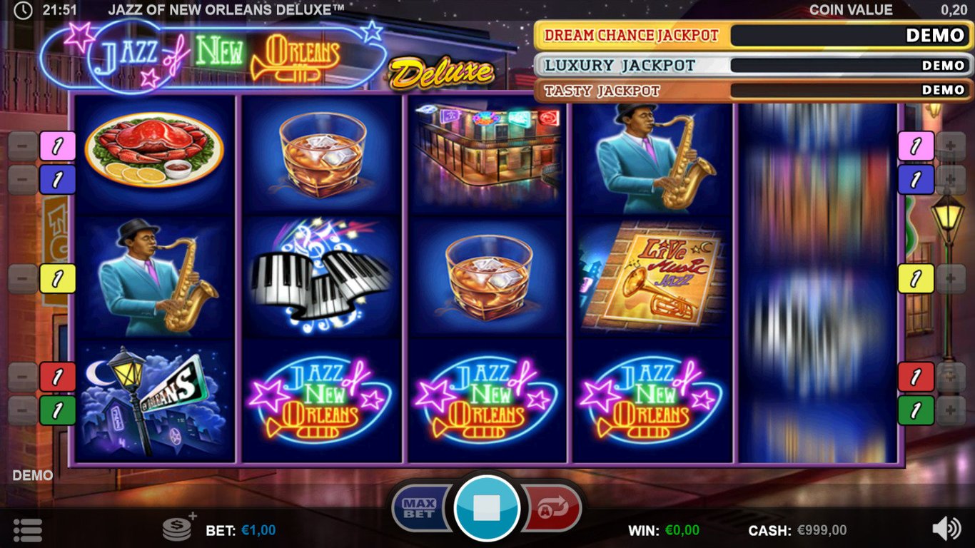 Jazz of New Orleans Deluxe Slot Demo Image