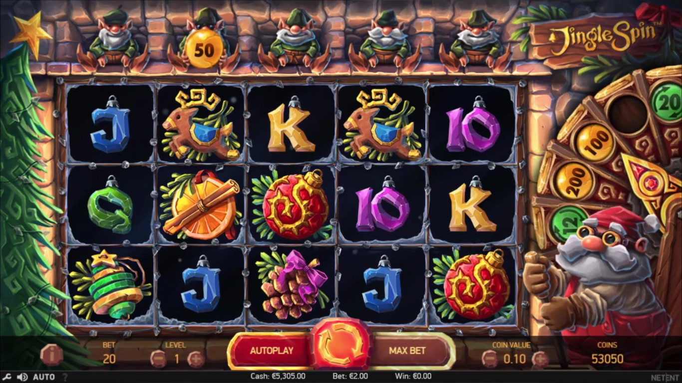 Jingle Spin Slot Demo Image