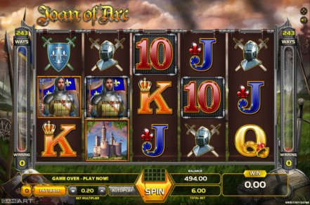 Joan of Arc Slot Logo