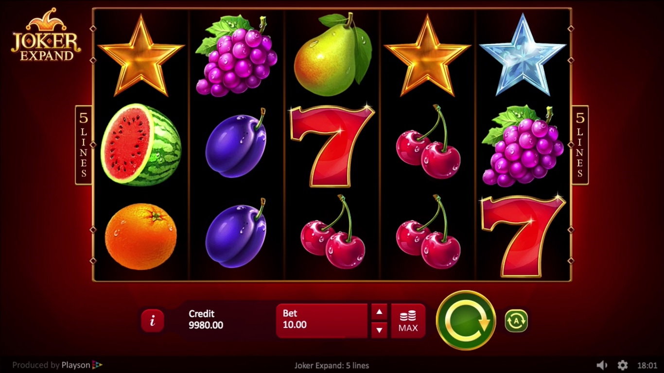 Joker Expand 5 Lines Slot Demo Image
