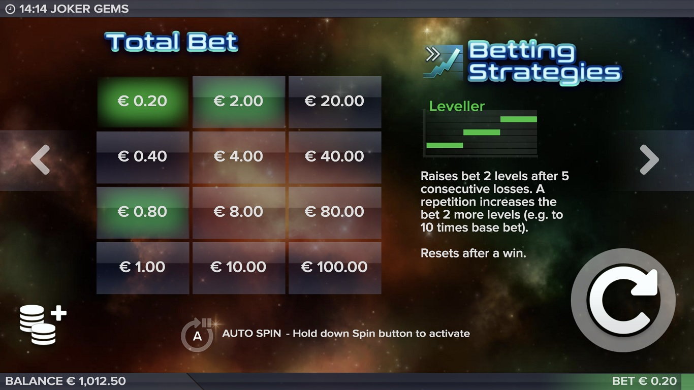 Joker Gems Slot Demo Image