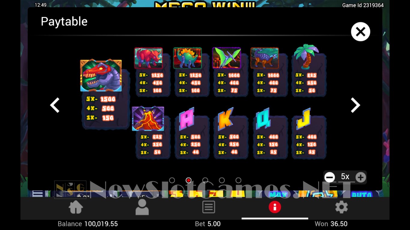 King Dinosaur Slot Slot Image in Demo - pic. 6