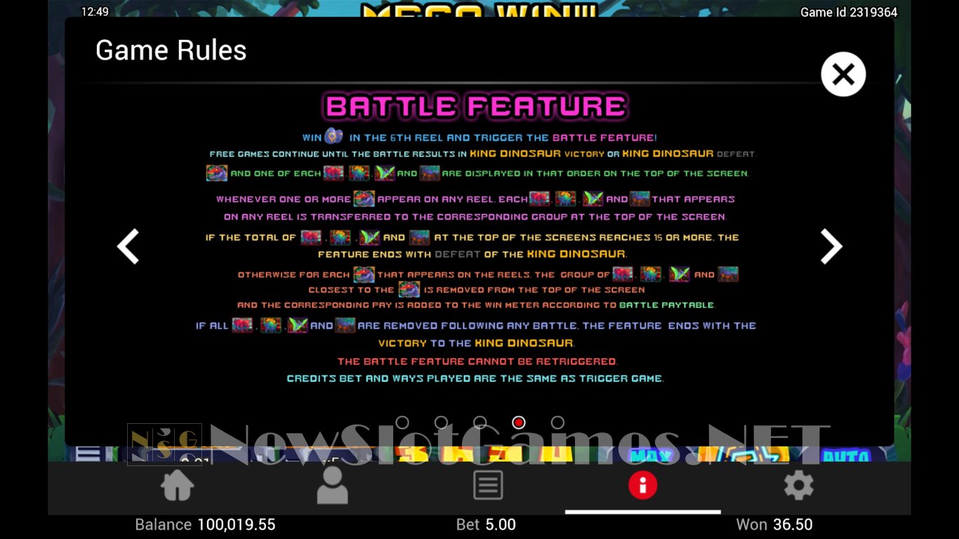 King Dinosaur Slot Slot Image in Demo - pic. 8