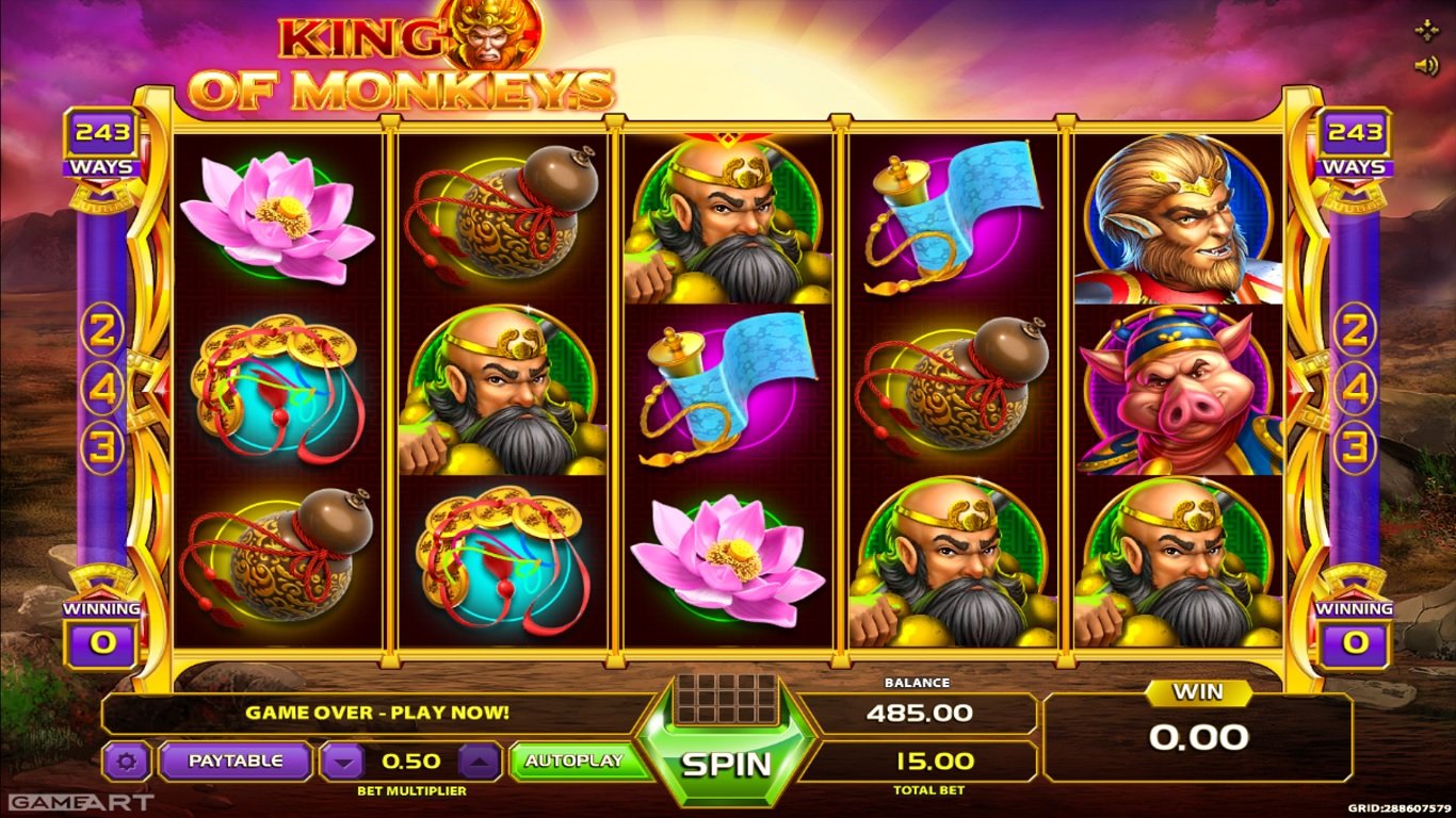 King Of Monkeys Slot Demo Image