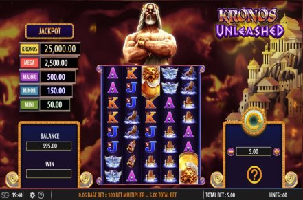 Kronos Unleashed Slot Logo