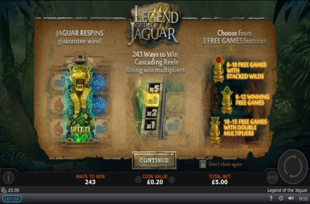 Legend of the Jaguar Slot Logo