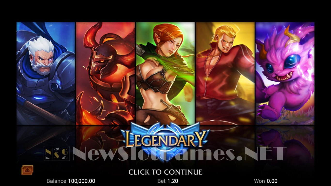 Legendary Slot Demo Image