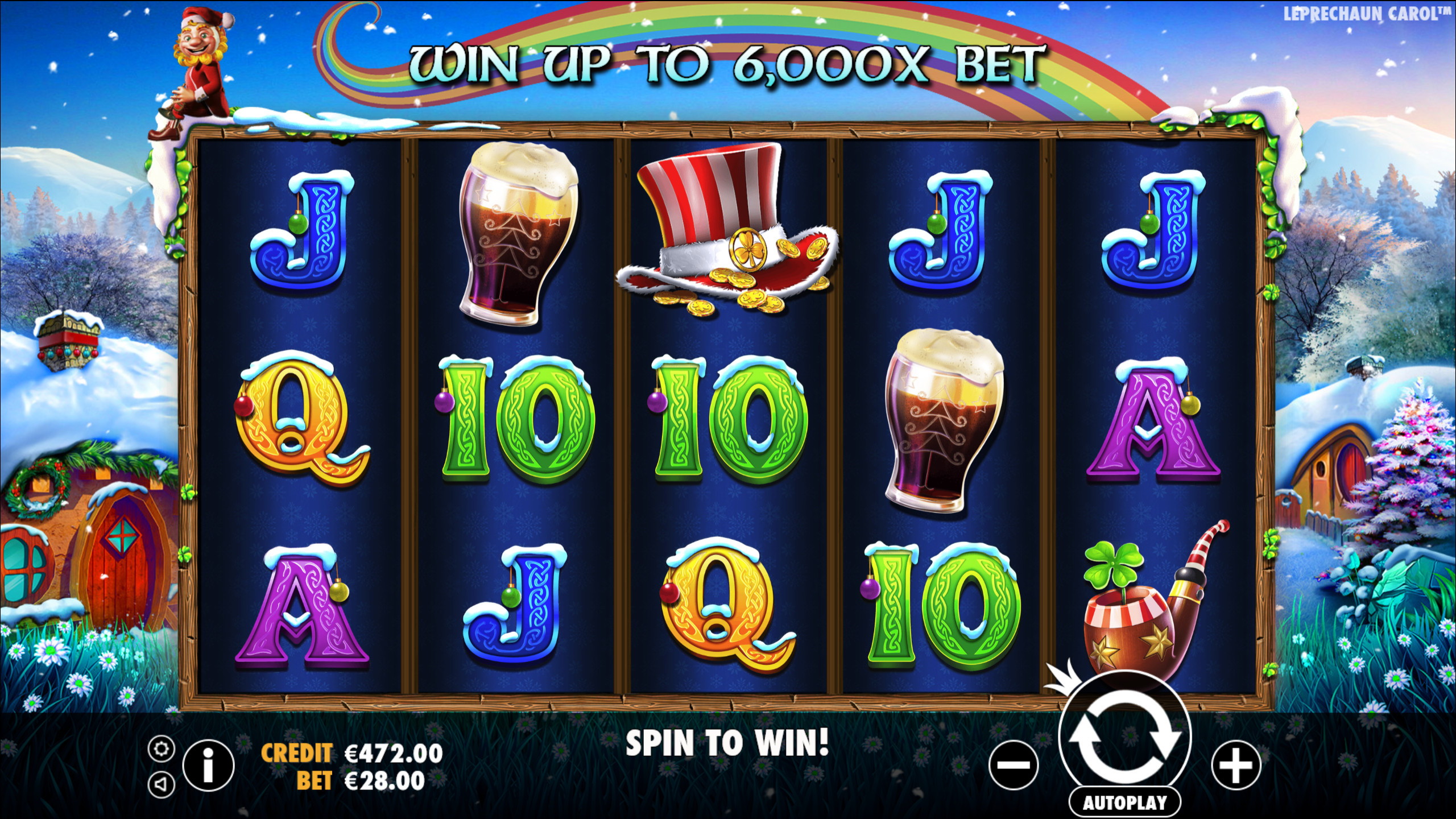 Leprechaun Carol Slot Demo Image