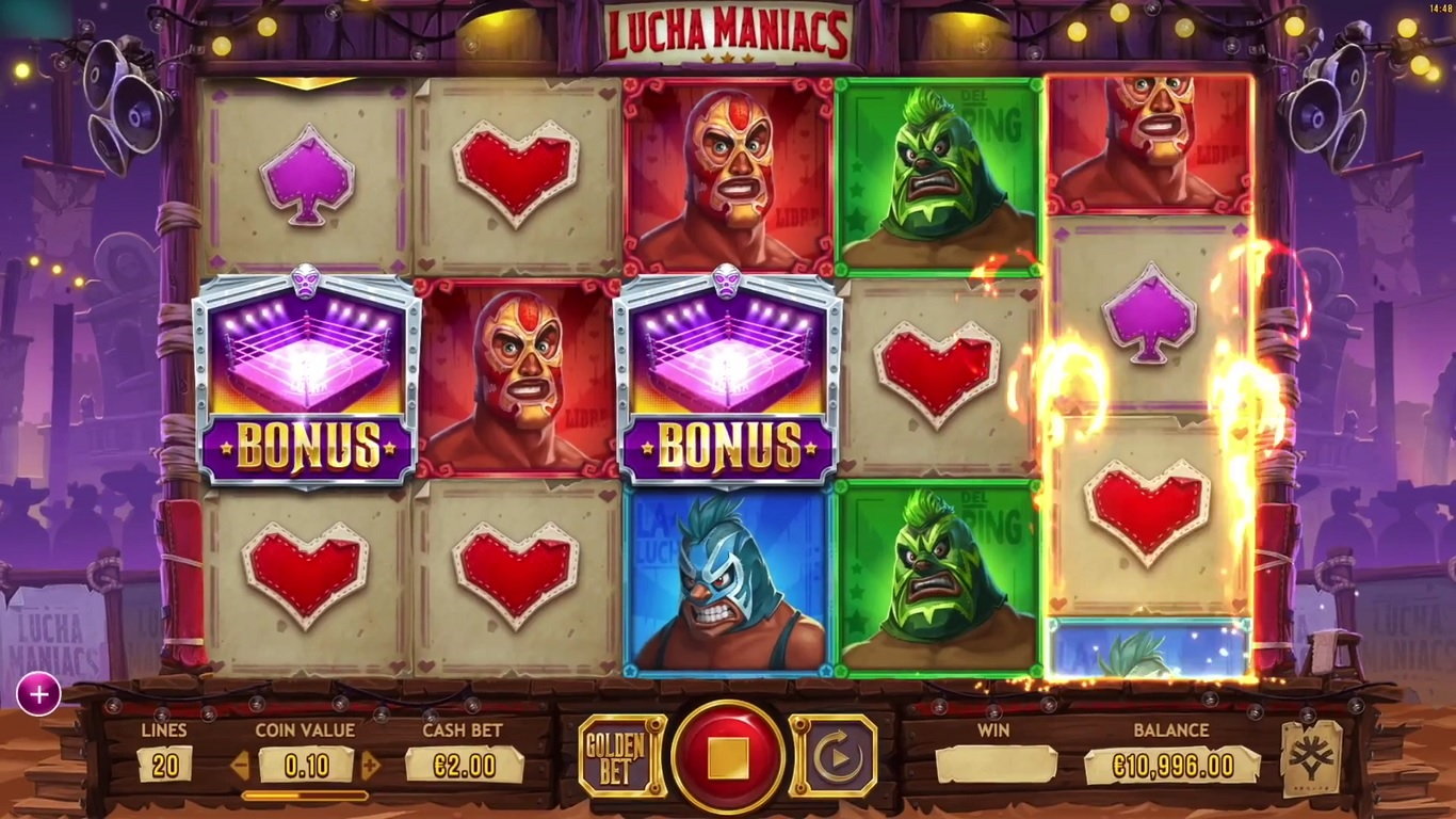 Lucha Maniacs Slot Demo Image