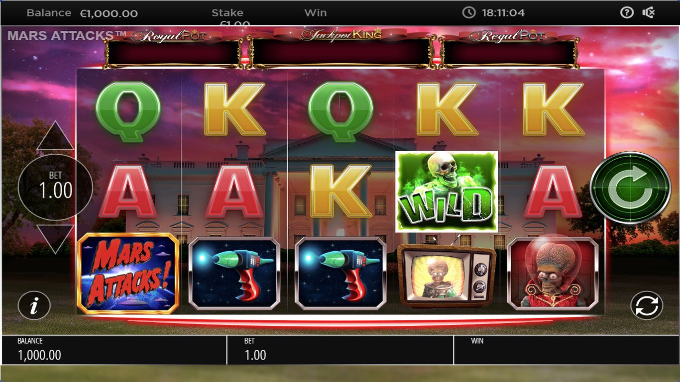 Mars Attacks Slot Demo Image