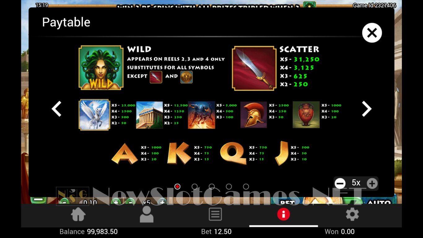 Medusas Curse Slot Slot Image in Demo - pic. 4