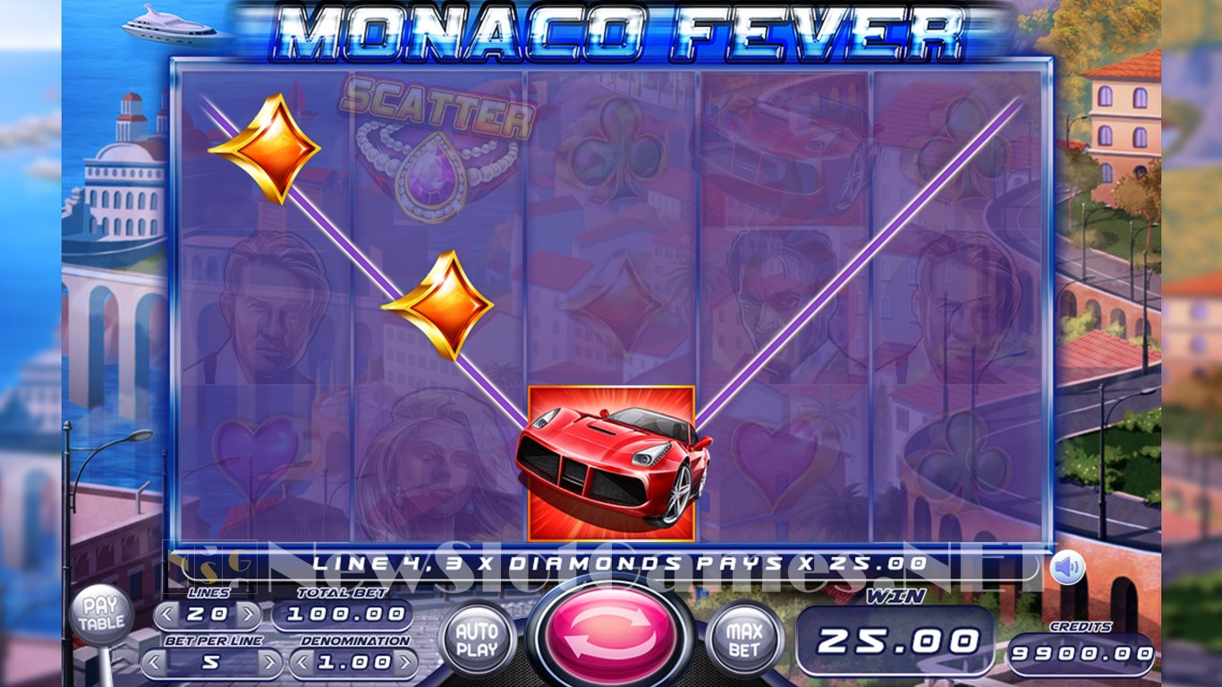 Monaco Fever Slot Demo Image