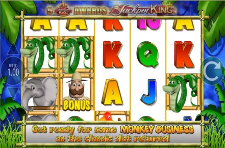 Monkey Business Deluxe Slot Logo