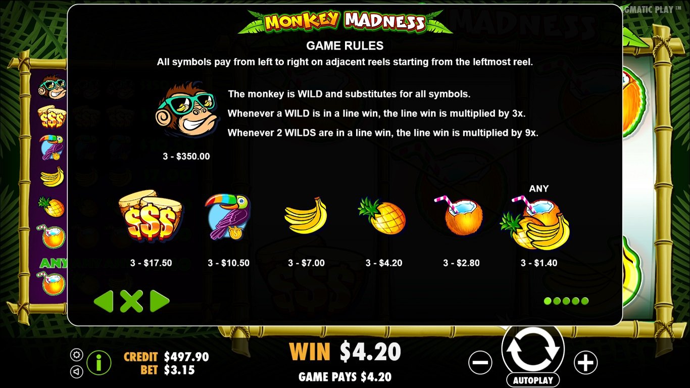 Monkey Madness Slot Slot Image in Demo - pic. 3