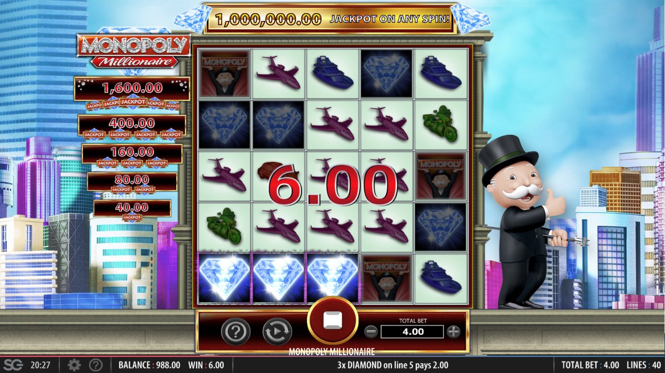 Monopoly Millionaire Slot Slot Image in Demo - pic. 2