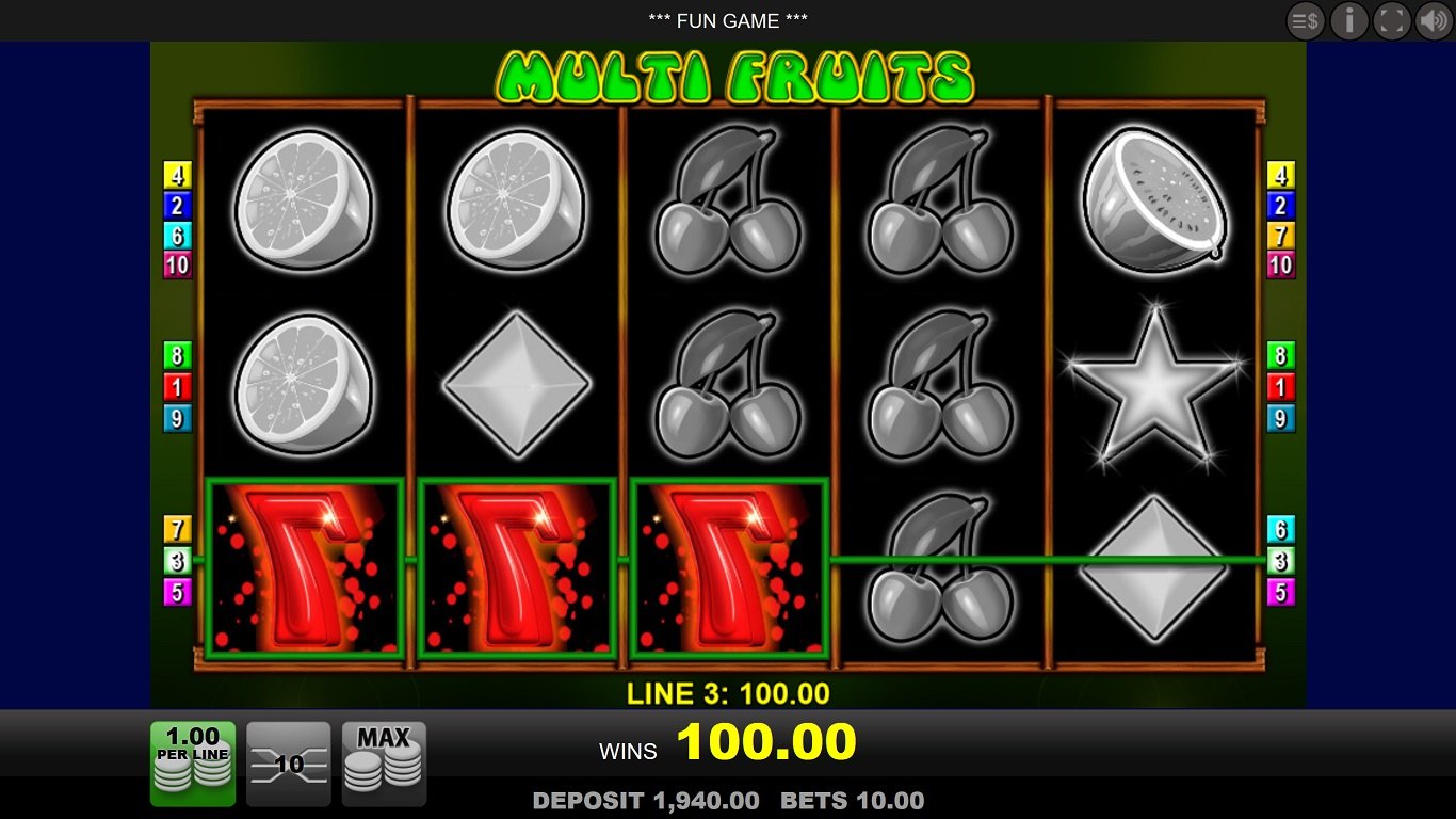 Multi Fruits Slot Slot Image in Demo - pic. 3