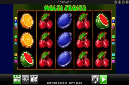 Multi Fruits Slot Logo