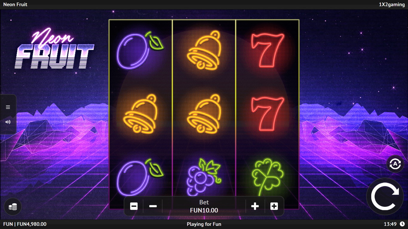 Neon Fruit Slot Demo Image