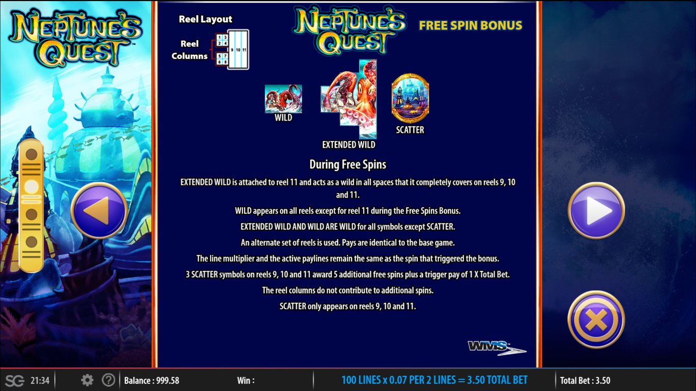 Neptunes Quest Slot Slot Image in Demo - pic. 3
