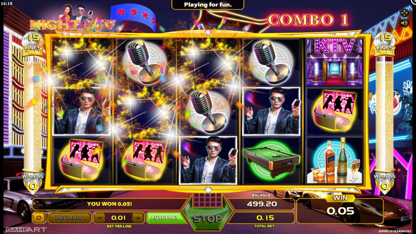 Night at KTV Slot Slot Image in Demo - pic. 3
