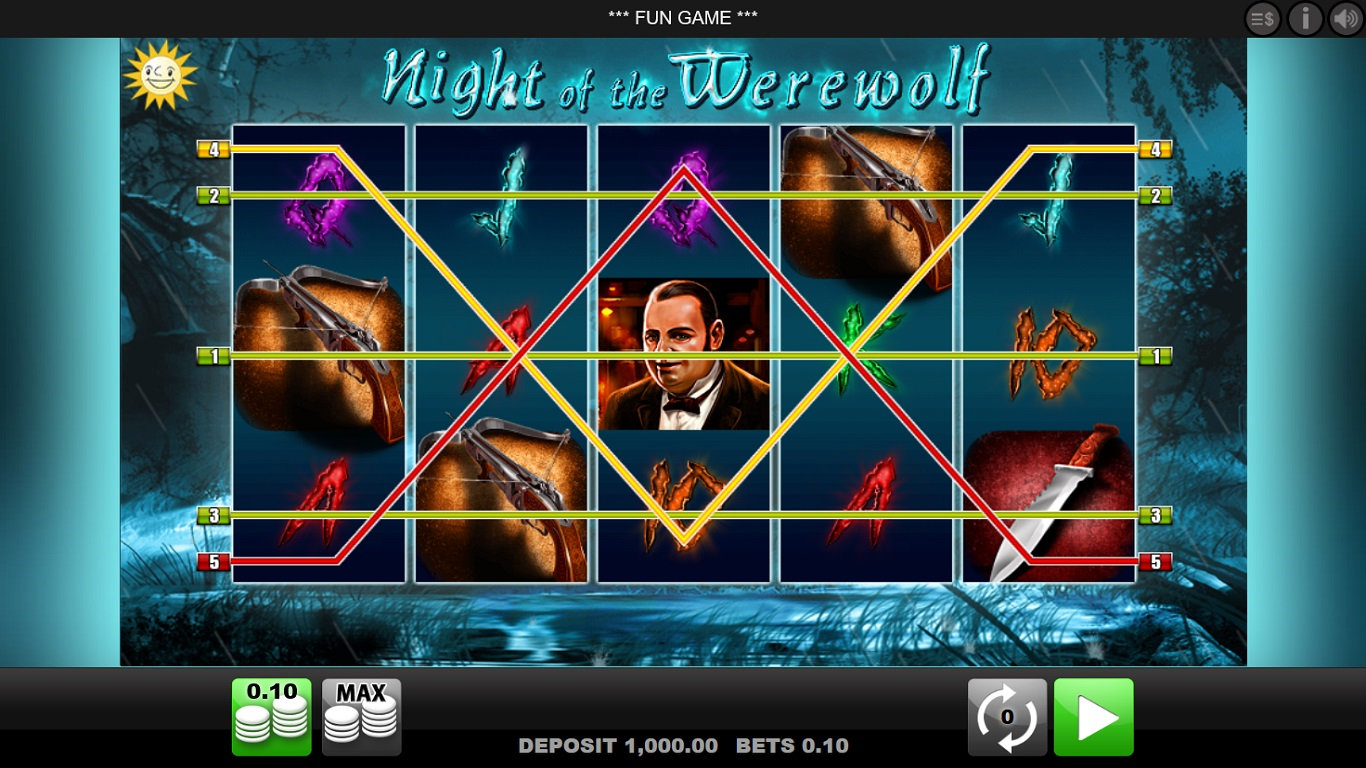 Night of the Werewolf Slot Demo Image