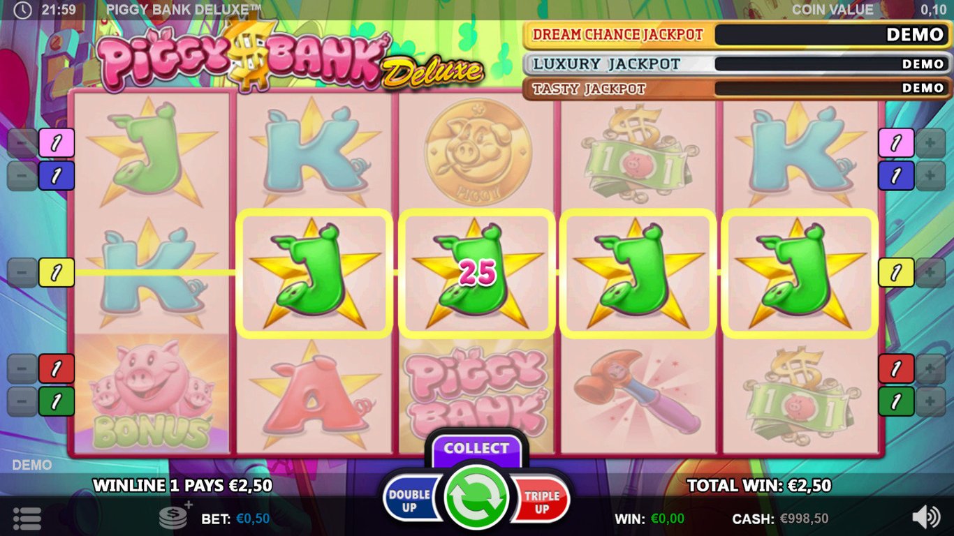 Piggy Bank Deluxe Slot Slot Image in Demo - pic. 2