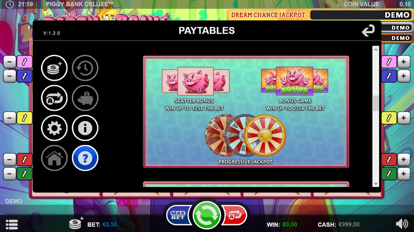 Piggy Bank Deluxe Slot Slot Image in Demo - pic. 3