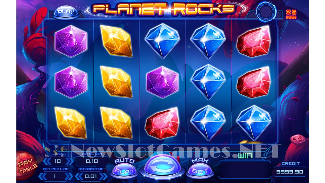 Planet Rocks Slot Demo Image