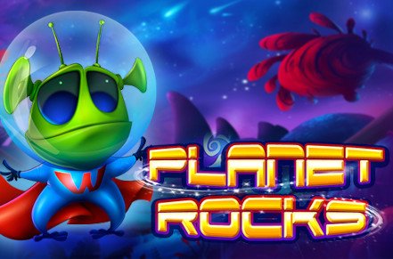Planet Rocks Slot Logo