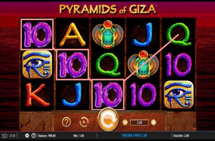 Pyramids of Giza Slot Logo