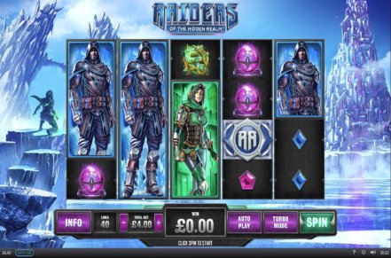 Raiders of the Hidden Realm Slot Logo