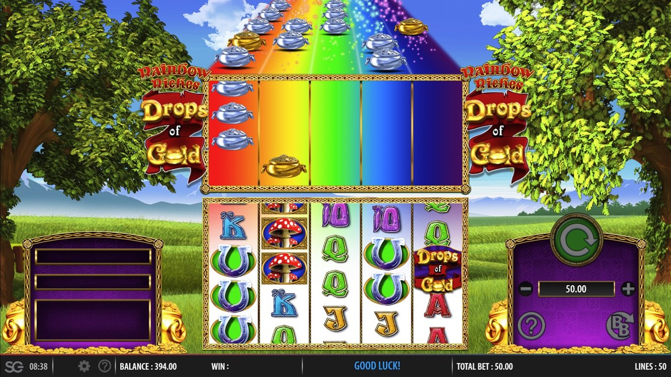 Rainbow Riches Drops of Gold Slot Slot Image in Demo - pic. 3