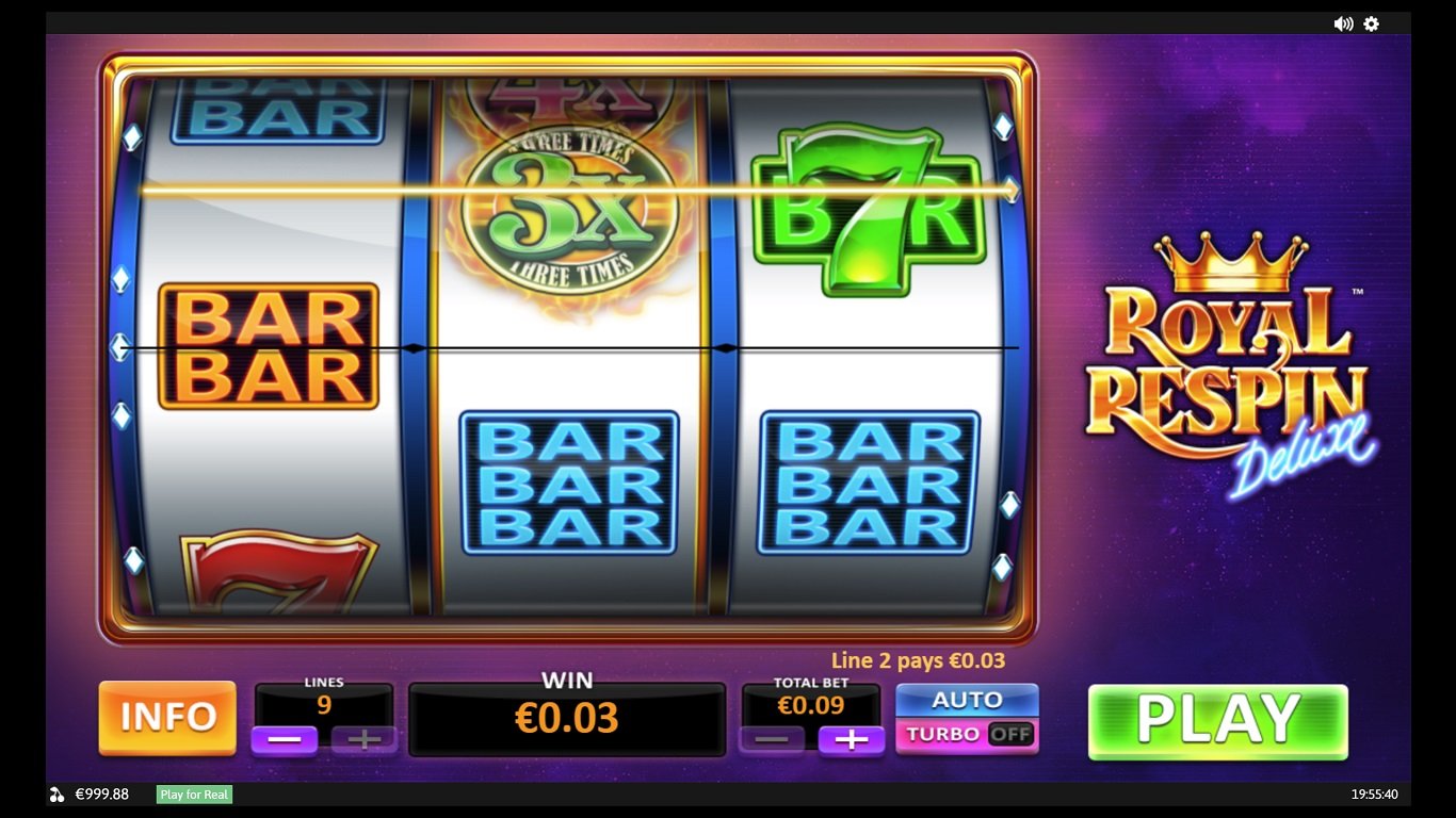 Royal Respin Deluxe Slot Demo Image
