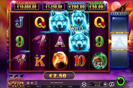 Run With The Wolves Slot Icon