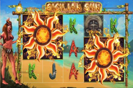 Sicilian Sun Slot Logo