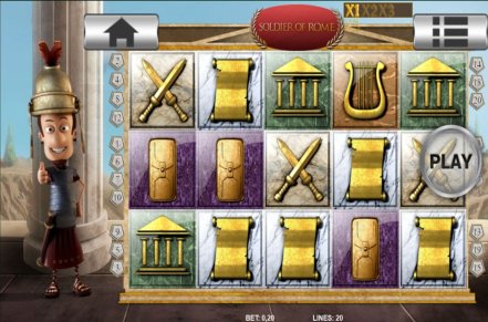 Soldier of Rome Slot Logo