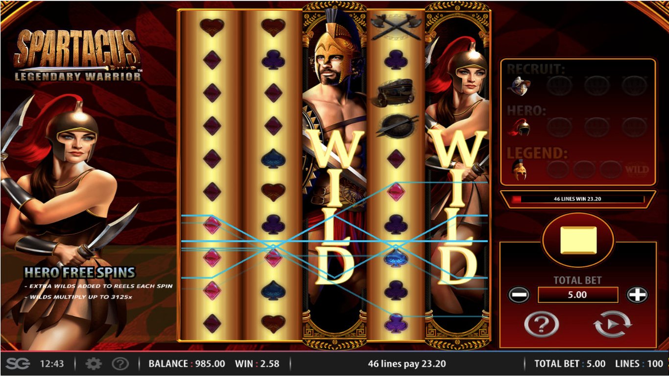 Spartacus Legendary Warrior Slot Slot Image in Demo - pic. 2