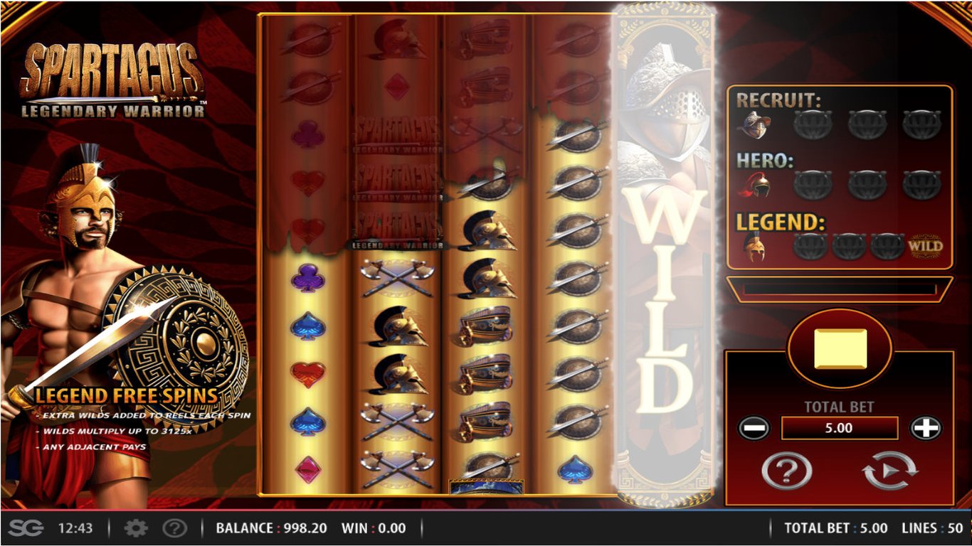 Spartacus Legendary Warrior Slot Slot Image in Demo - pic. 3