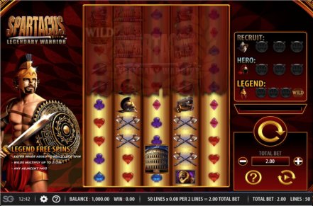 Spartacus Legendary Warrior Slot Logo