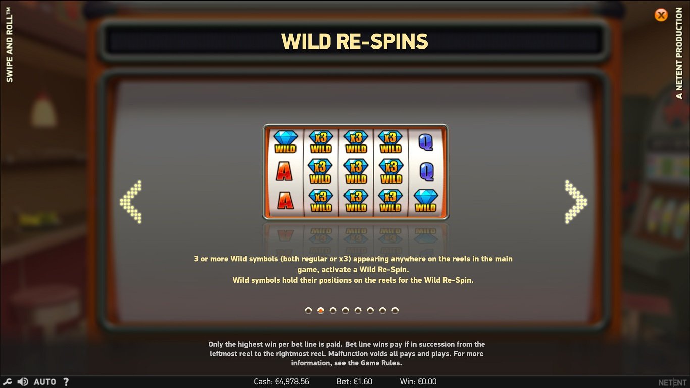 Swipe and Roll Slot Slot Image in Demo - pic. 3