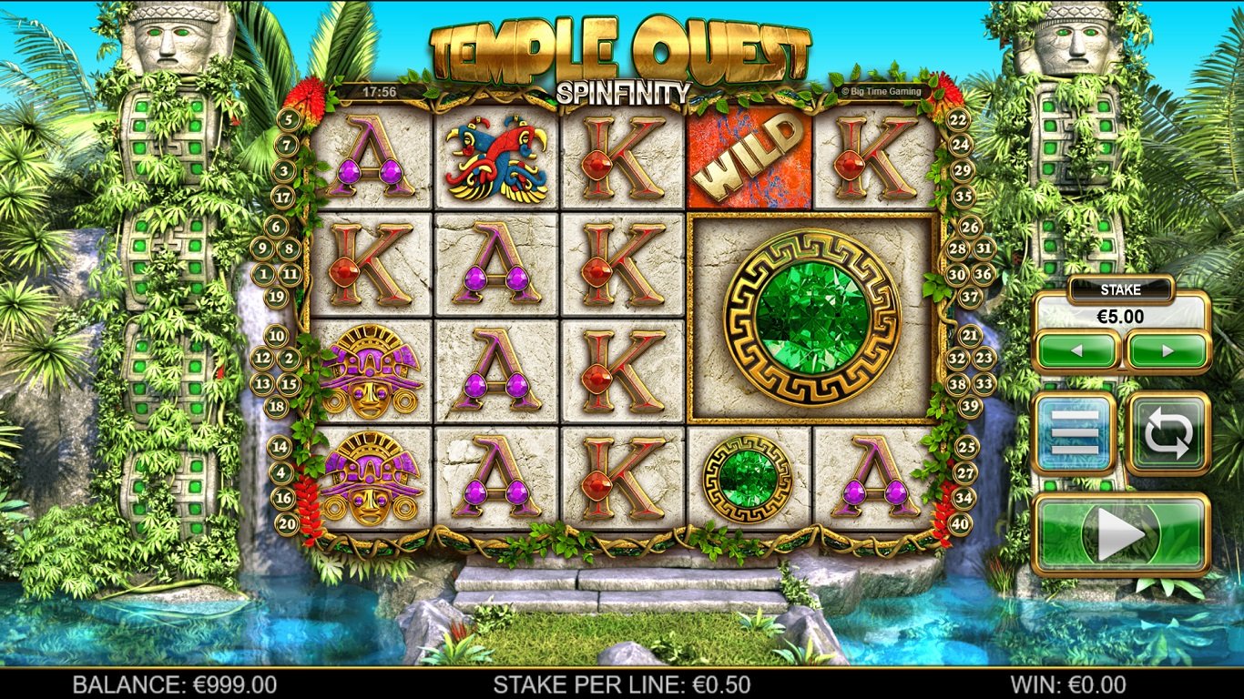 Temple Quest: Spinfinity Slot Demo Image