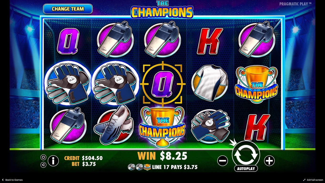 The Champions Slot Demo Image