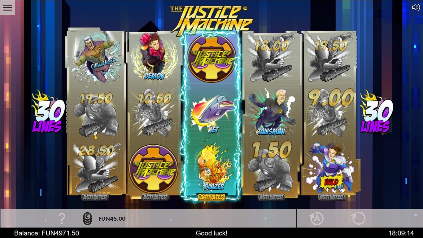 The Justice Machine Slot Slot Image in Demo - pic. 2