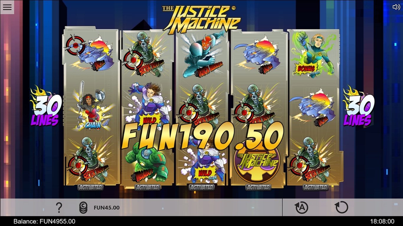 The Justice Machine Slot Slot Image in Demo - pic. 3