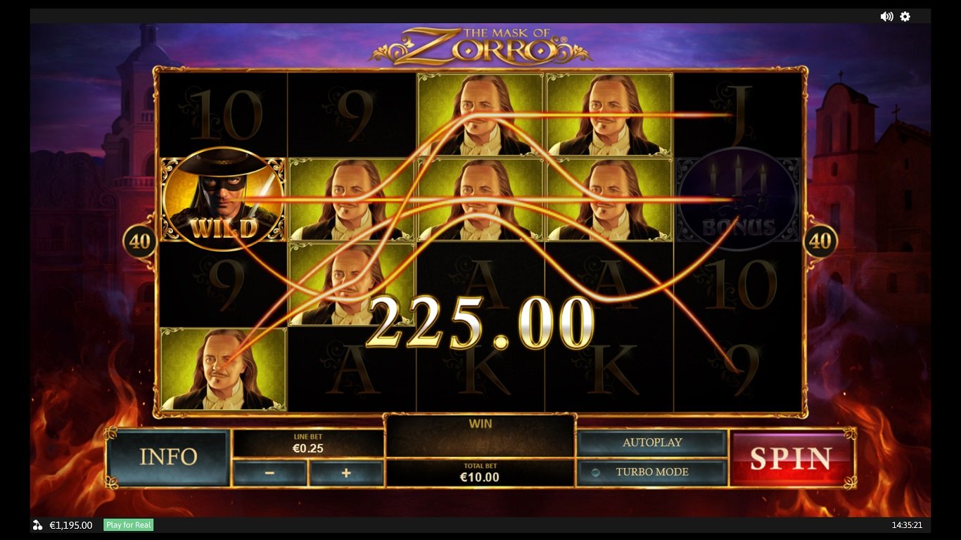 The Mask of Zorro Slot Slot Image in Demo - pic. 3