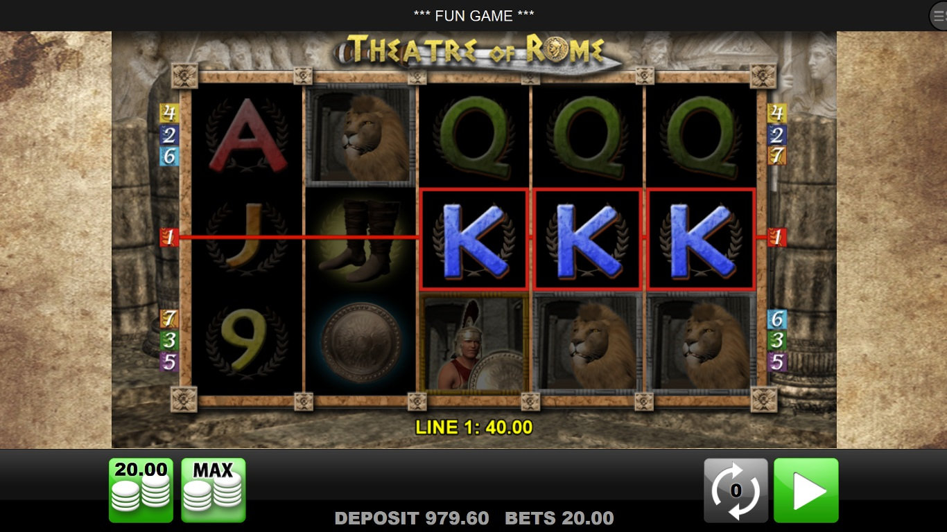 Theatre of Rome Slot Slot Image in Demo - pic. 3